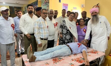 नारायणगढ़ में रक्तदान व नि:शुल्क स्वास्थ्य जांच शिविर, राज्यसभा सांसद रेखा शर्मा ने किया शुभारंभ