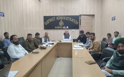 अंबाला एडीसी की सख्ती: शिकायतों का समय सीमा में निस्तारण अनिवार्य