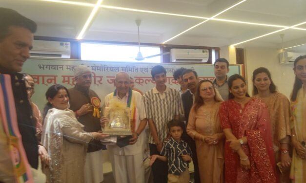उद्योगपति राजकुमार जैन ओसवाल को ‘जैन समाज रत्न’ अलंकरण, फरीदाबाद में खुशी की लहर