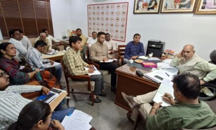 बल्लभगढ़ में विकास कार्यों की समीक्षा, सभी पार्कों में ओपन जिम और सेल्फी प्वाइंट बनाए जाएंगे